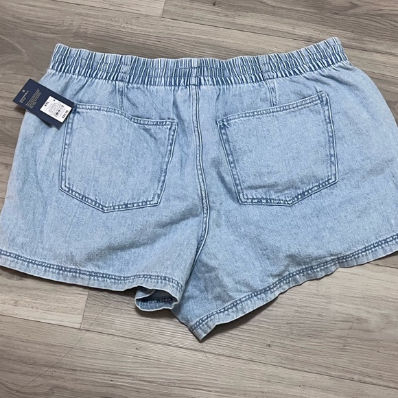 Women's High-Rise Drawstring Denim Beach Shorts - Universal Thread™ Size XXL NWT - Picture 5 of 7